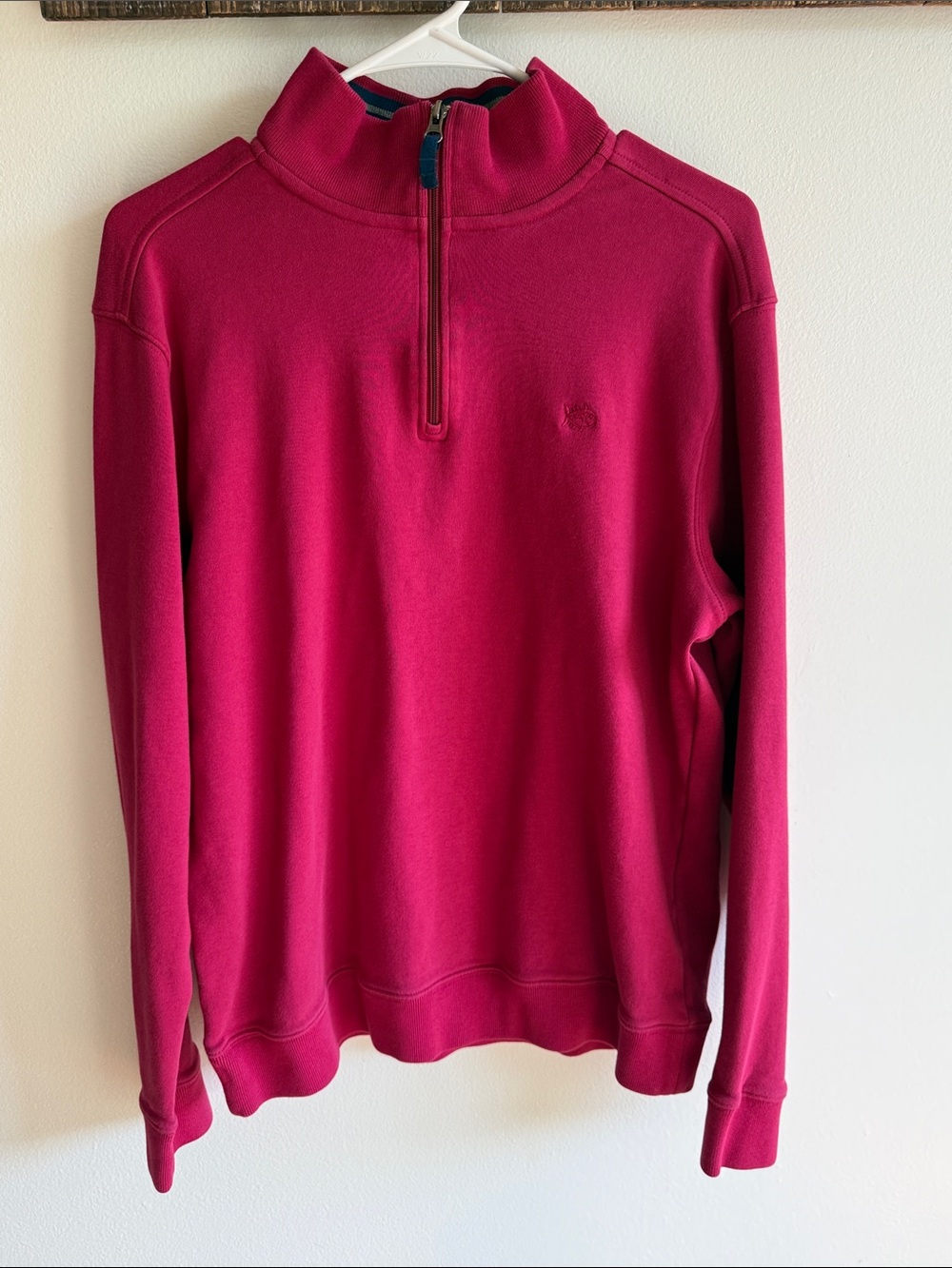Southern Tide Men's Half-Zip Sweater - Raspberry Pink